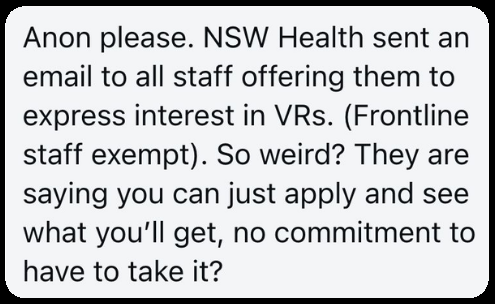 Tip sent to The Aussie Corporate about NSW Health, as it ran in Flat White on 27 October 2026
