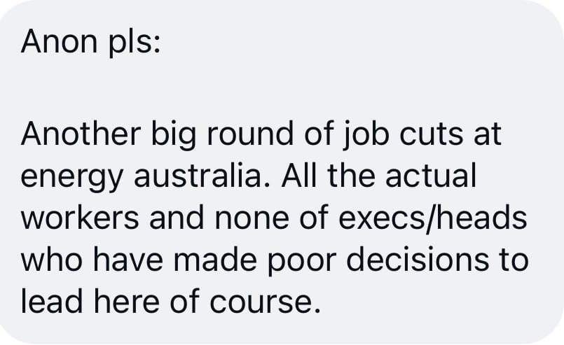 Tip sent to The Aussie Corporate about EnergyAustralia, as it ran in Flat White on 15 September 2026