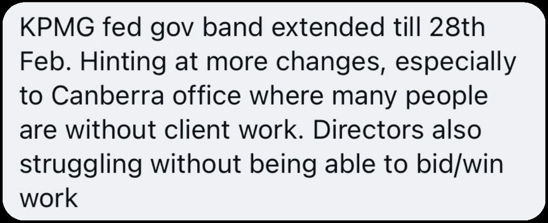 Tip sent to The Aussie Corporate about KPMG, as it ran in Flat White on 27 October 2026