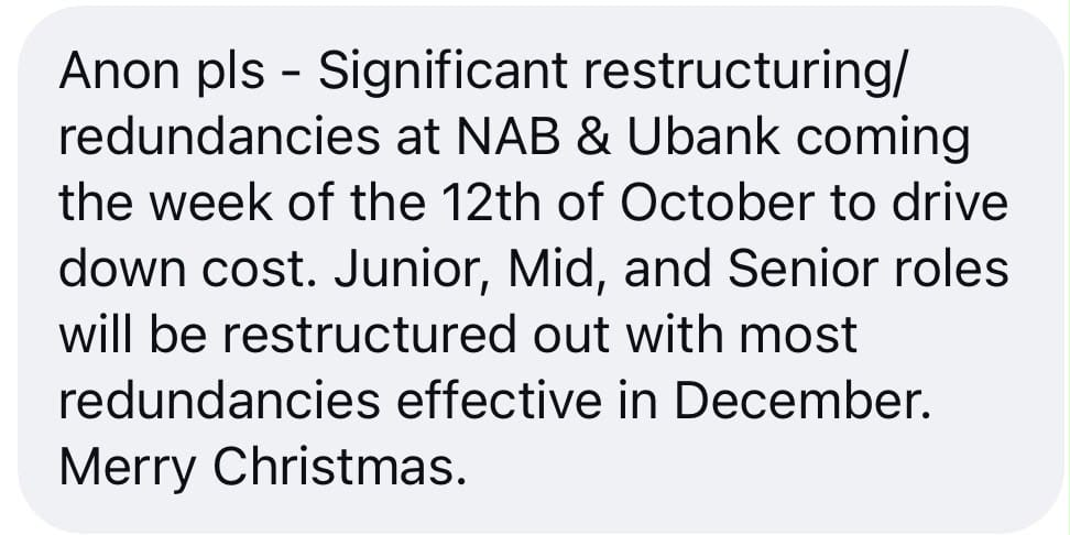 Tip sent to The Aussie Corporate about NAB and Ubank, as it ran in Flat White on 22 September 2026