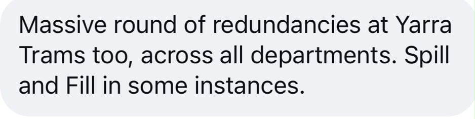 Tip sent to The Aussie Corporate about Yarra Trams, as it ran in Flat White on 22 September 2026