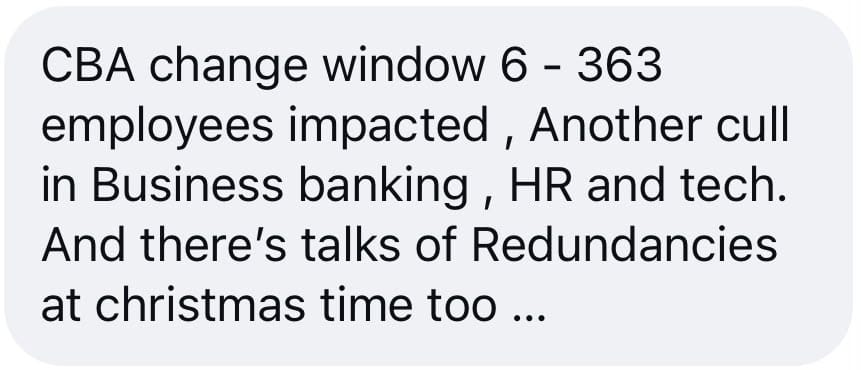Tip sent to The Aussie Corporate about CBA, as it ran in Flat White on 15 September 2026