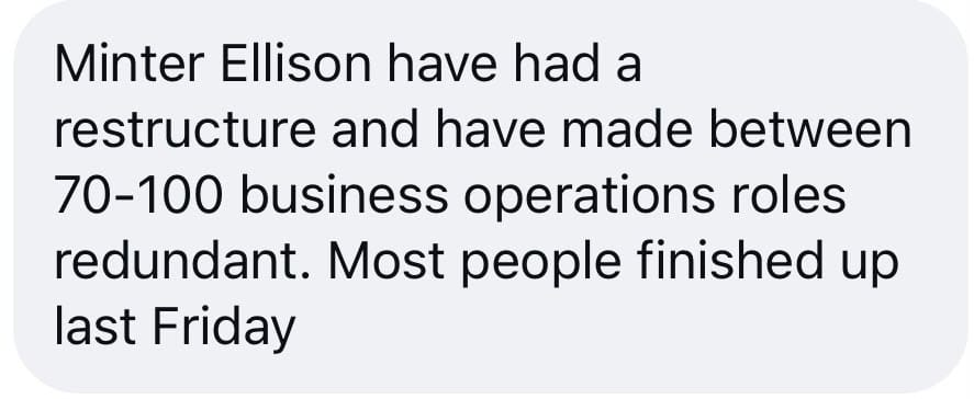 Tip sent to The Aussie Corporate about MinterEllison, as it ran in Flat White on 15 September 2026